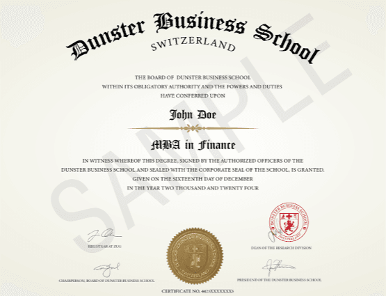 Logos University MBA degree